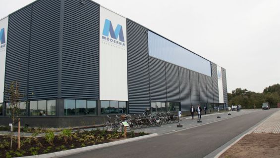 Heröffnung von Moderna Textilservice